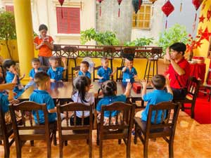 Tết Trung Thu 2024 - Vui học Tiếng Anh cùng các bé Trường Mầm non Hải Viên